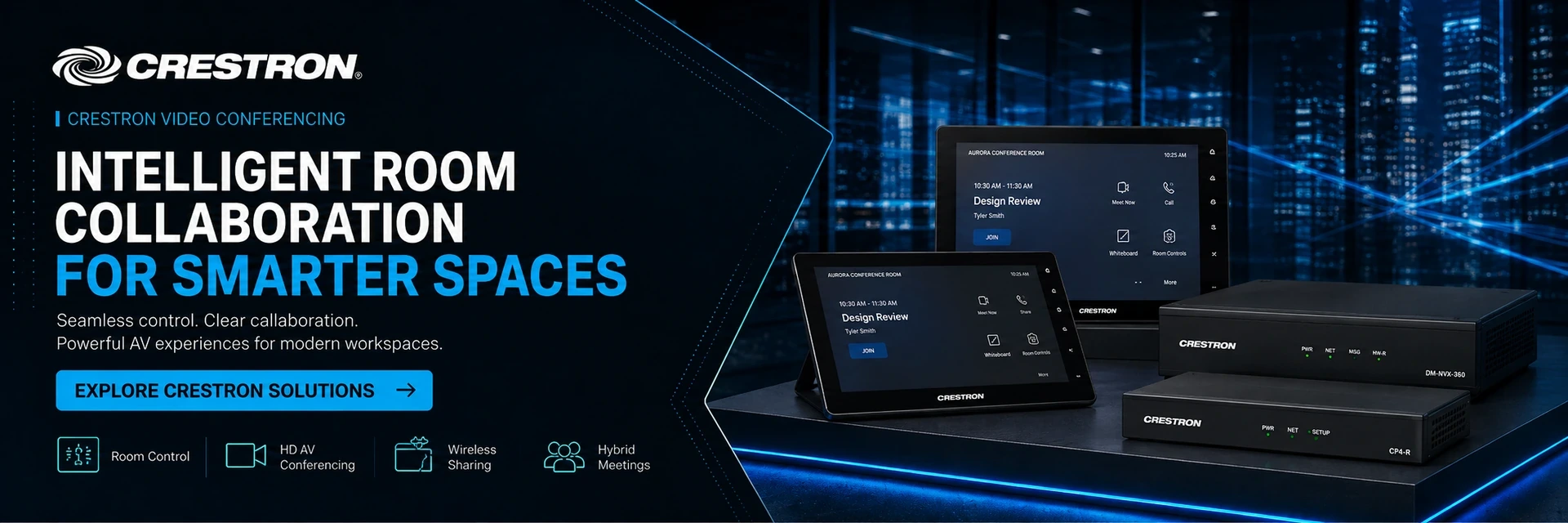 CRESTRON banner